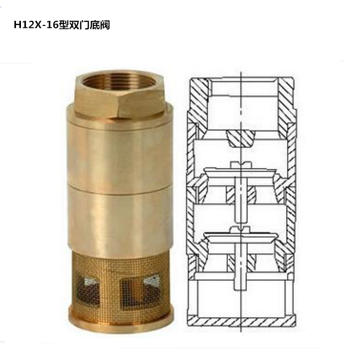 H12X-16雙門(mén)底閥結(jié)構(gòu)圖.png